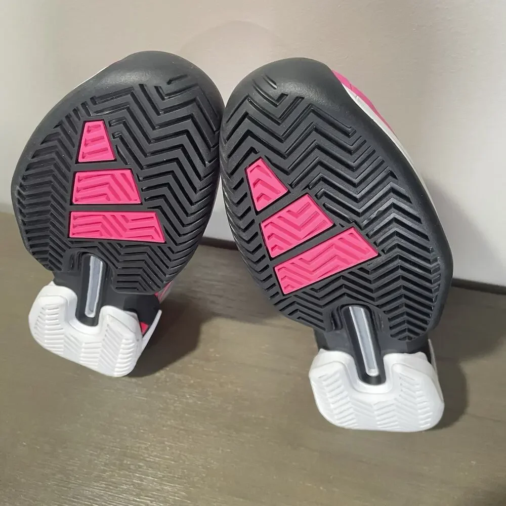 Adidas Mens Size 9.5 Tennis Shoes NEW Adizero Ubersonic 5 JQ2901 Pink Black